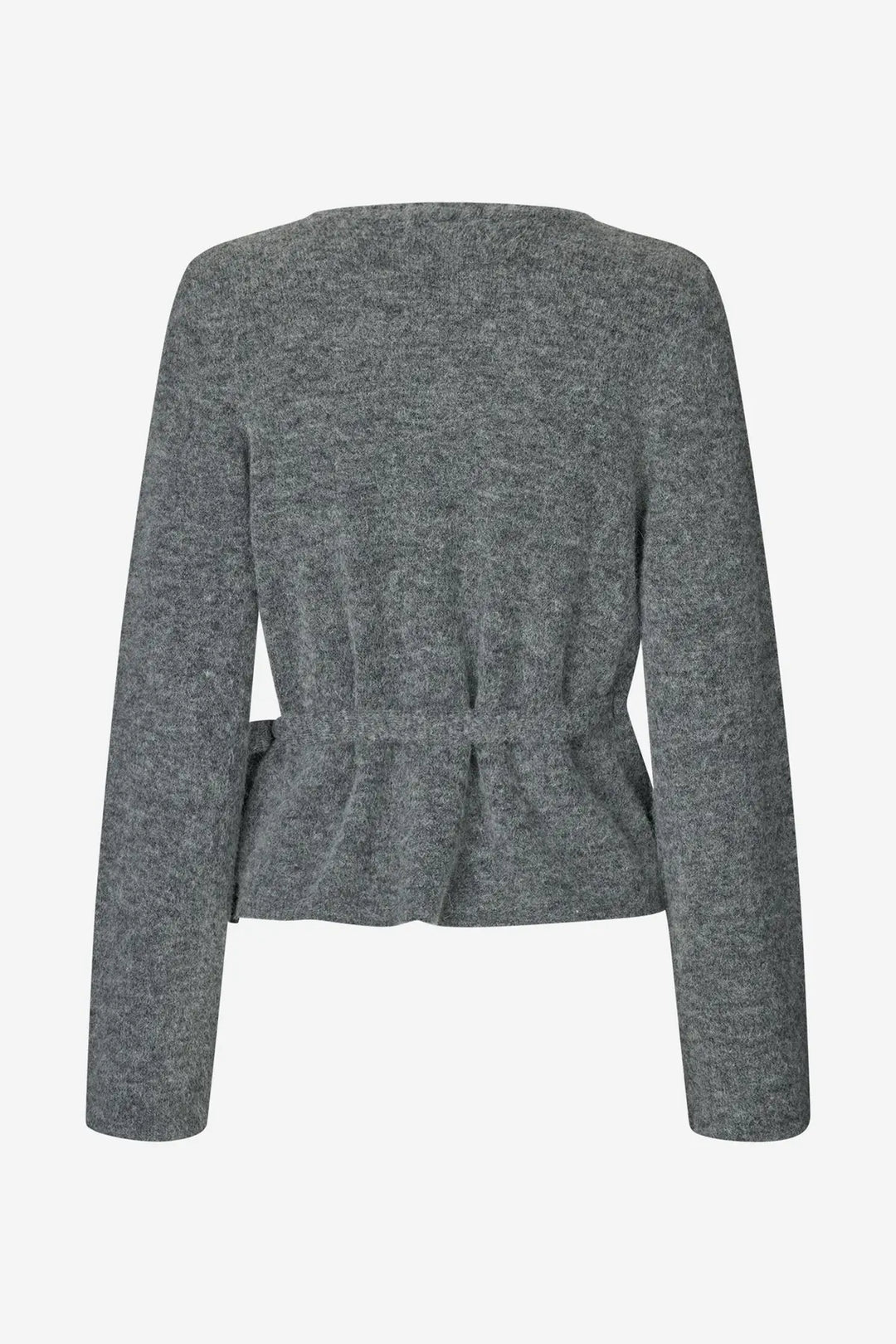 Enada Ls V-N Knit 7216 - Dark Grey Mel