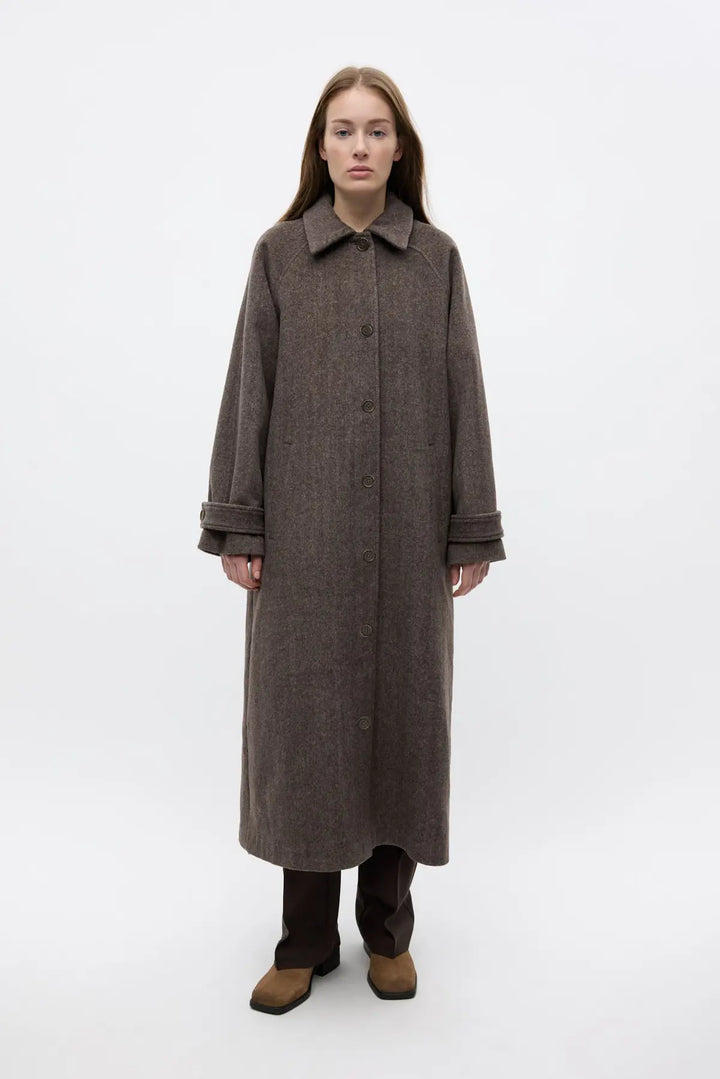 Enseneca Wool Jacket 7276 - Brown Mel