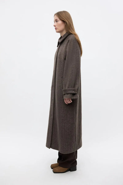 Enseneca Wool Jacket 7276 - Brown Mel