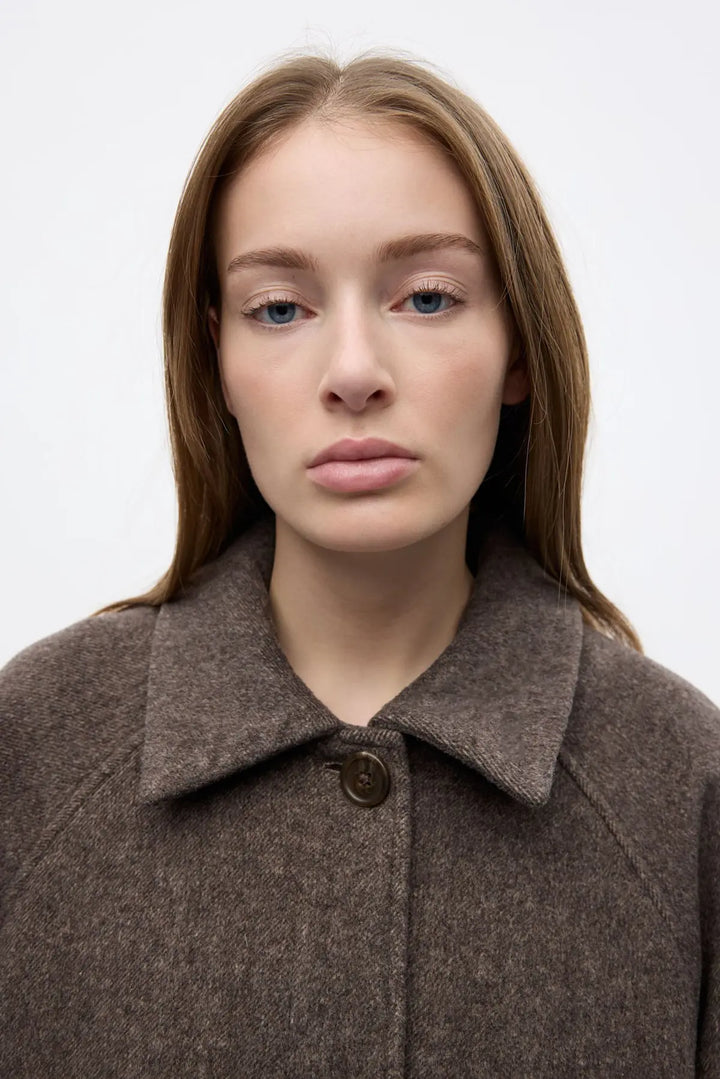 Enseneca Wool Jacket 7276 - Brown Mel