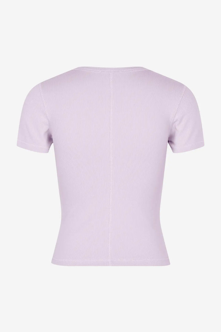 Enally Ss Crop Tee 5314 - Lavender Fog