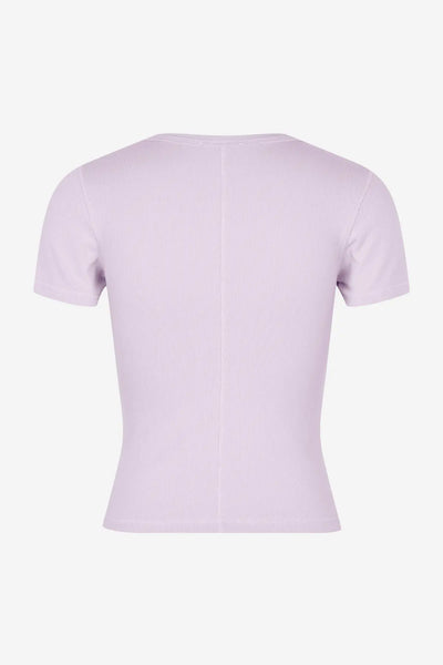 Enally Ss Crop Tee 5314 - Lavender Fog