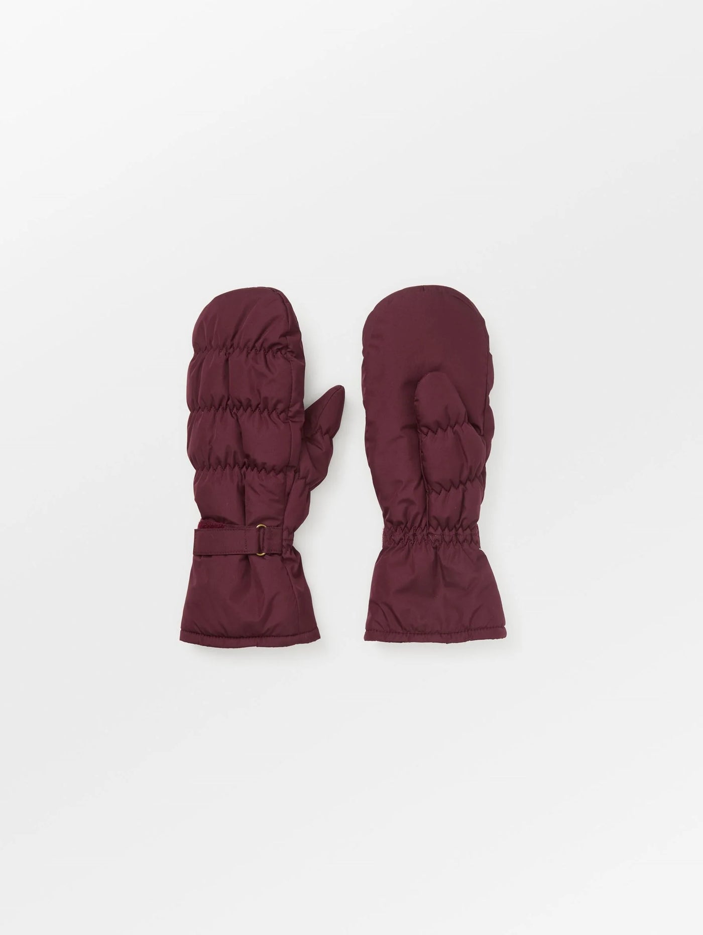 Padded Nylona Mitten - Burgundy