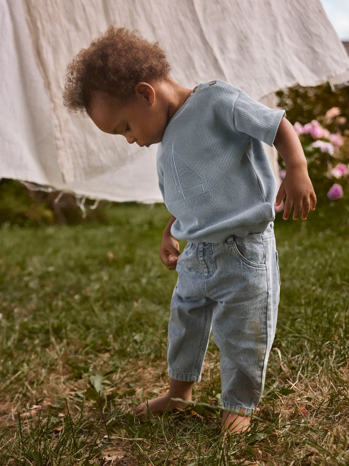Nbmharun Ss Loose Sweat Lil - Dusty Blue