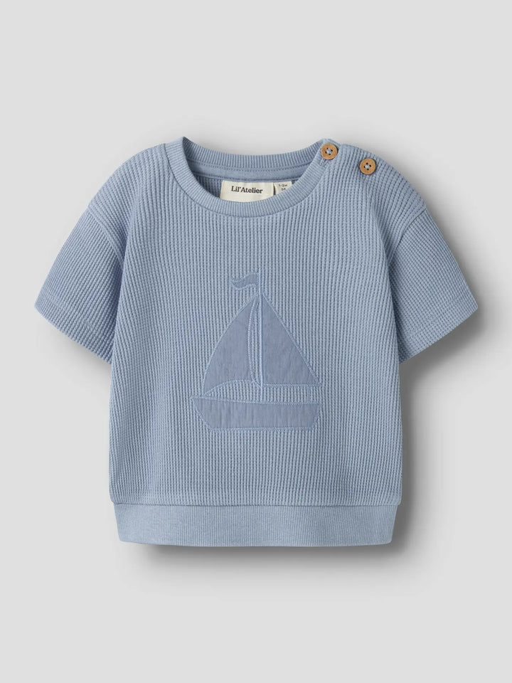 Nbmharun Ss Loose Sweat Lil - Dusty Blue