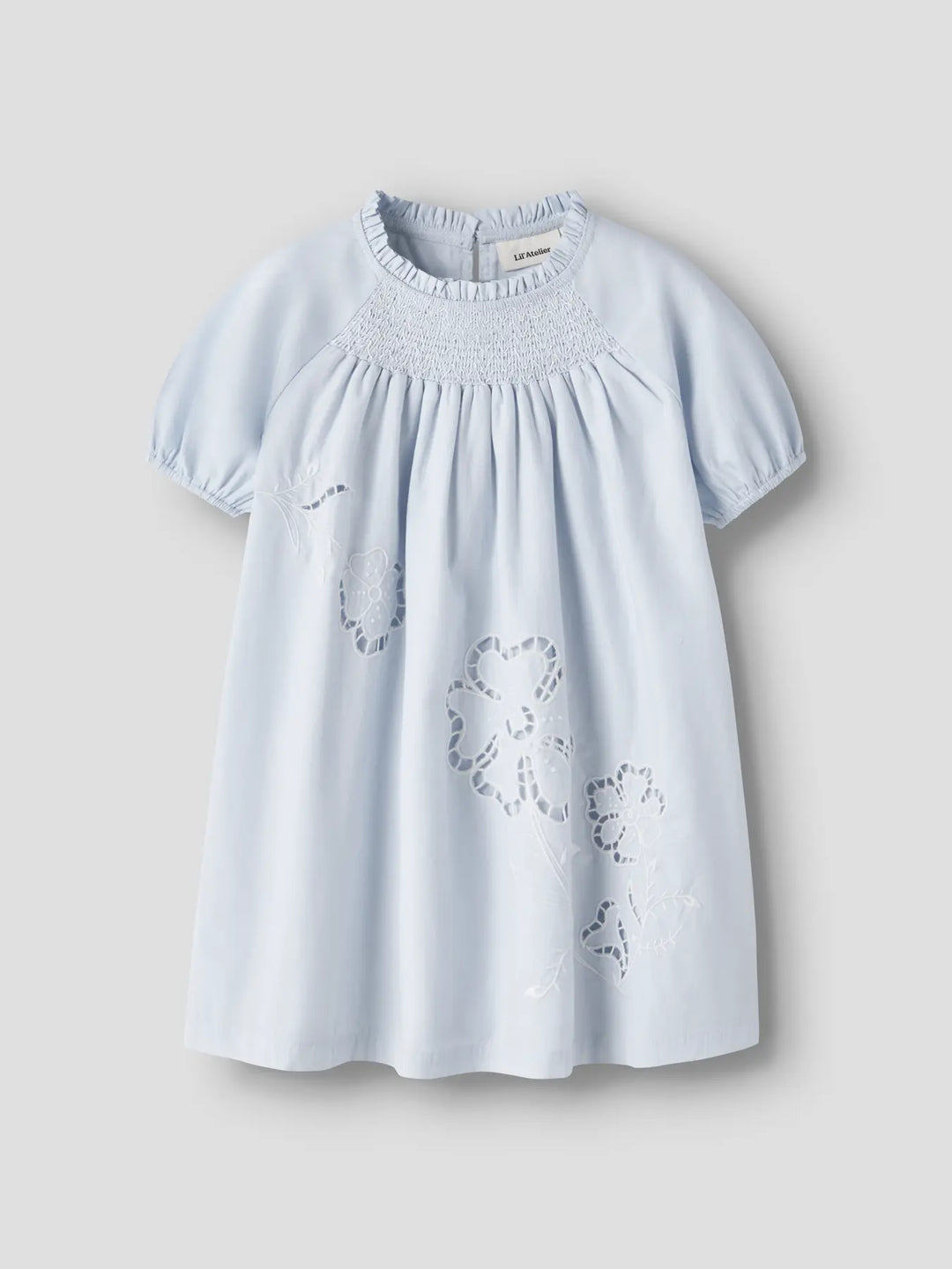 Nmffaustine Ss Loose Dress Lil - Gray Dawn