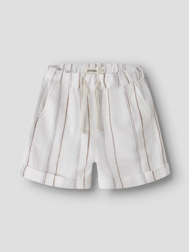 Nmmjeran Loose Shorts Lil - Coconut Milk