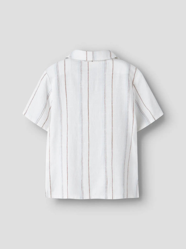 Nmmjeran Ss Loose Shirt Lil - Coconut Milk