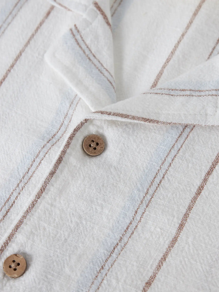 Nmmjeran Ss Loose Shirt Lil - Coconut Milk