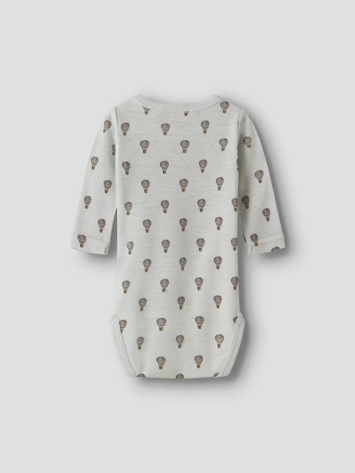Nbmnoel Nor Wool Ls Slim Body Lil - Oyster Mushroom Airbaloon