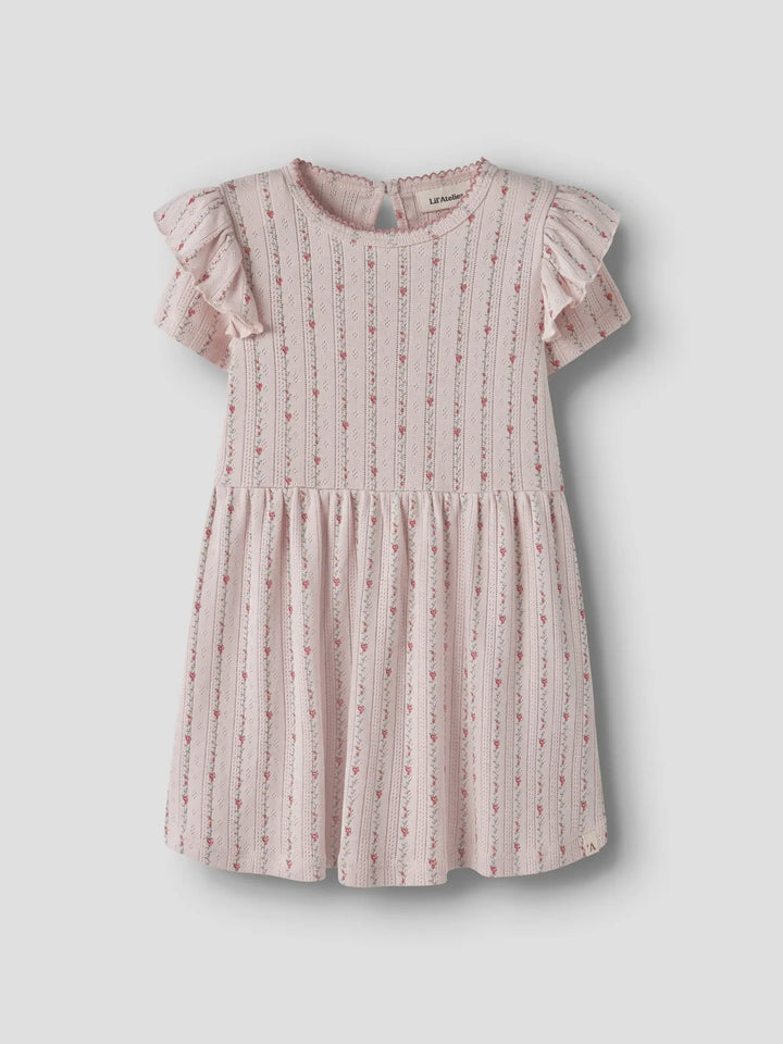 Nmfrachello Duna Ss Dress Lil - Morganite Flower