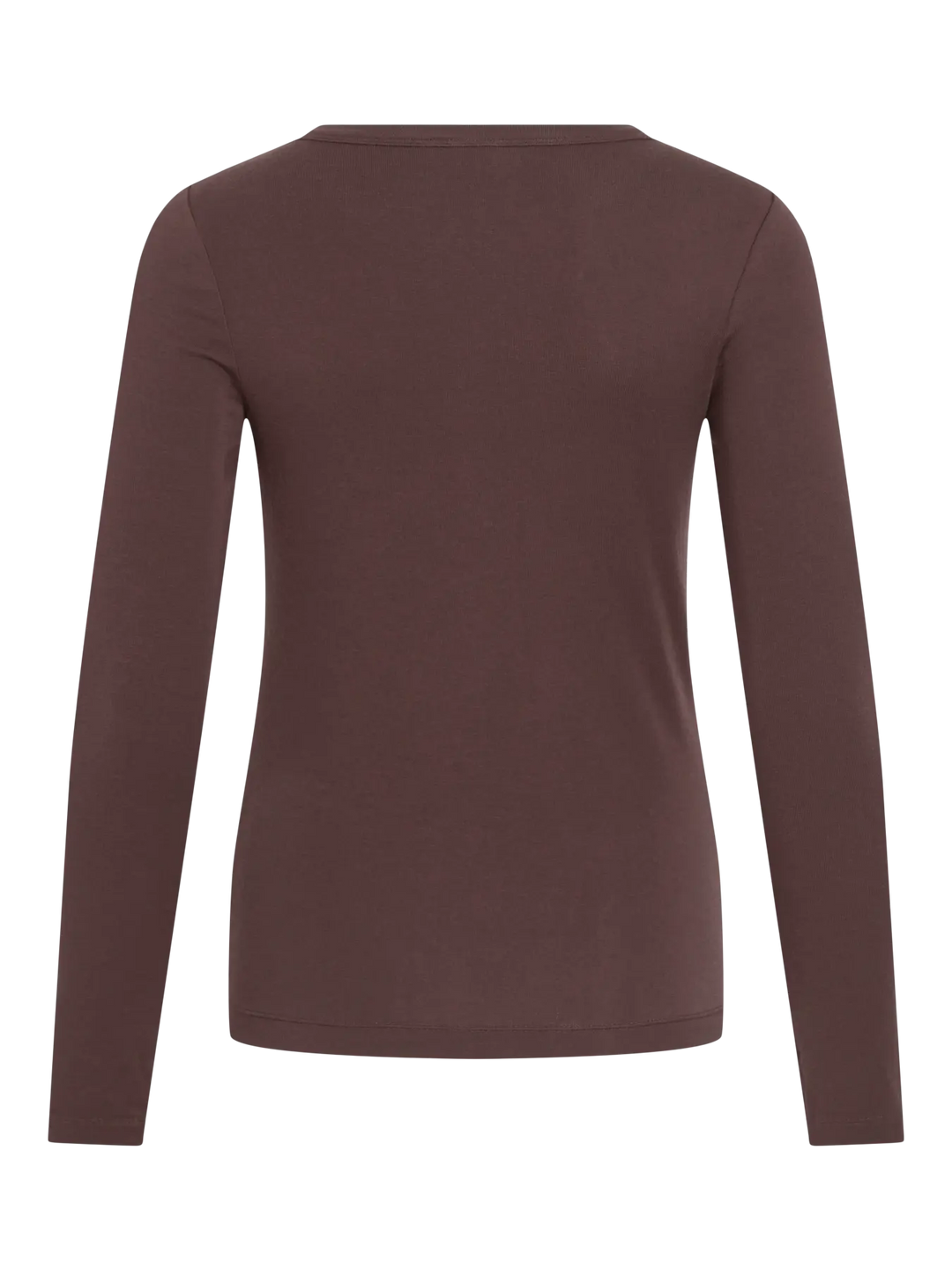 Roumaple L/S O-Neck Tee/2 - Seal Brown