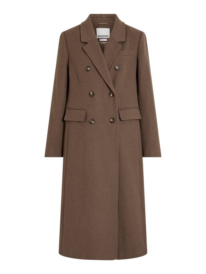 Rouriley L/S Coat/Pf - Canteen Mélange