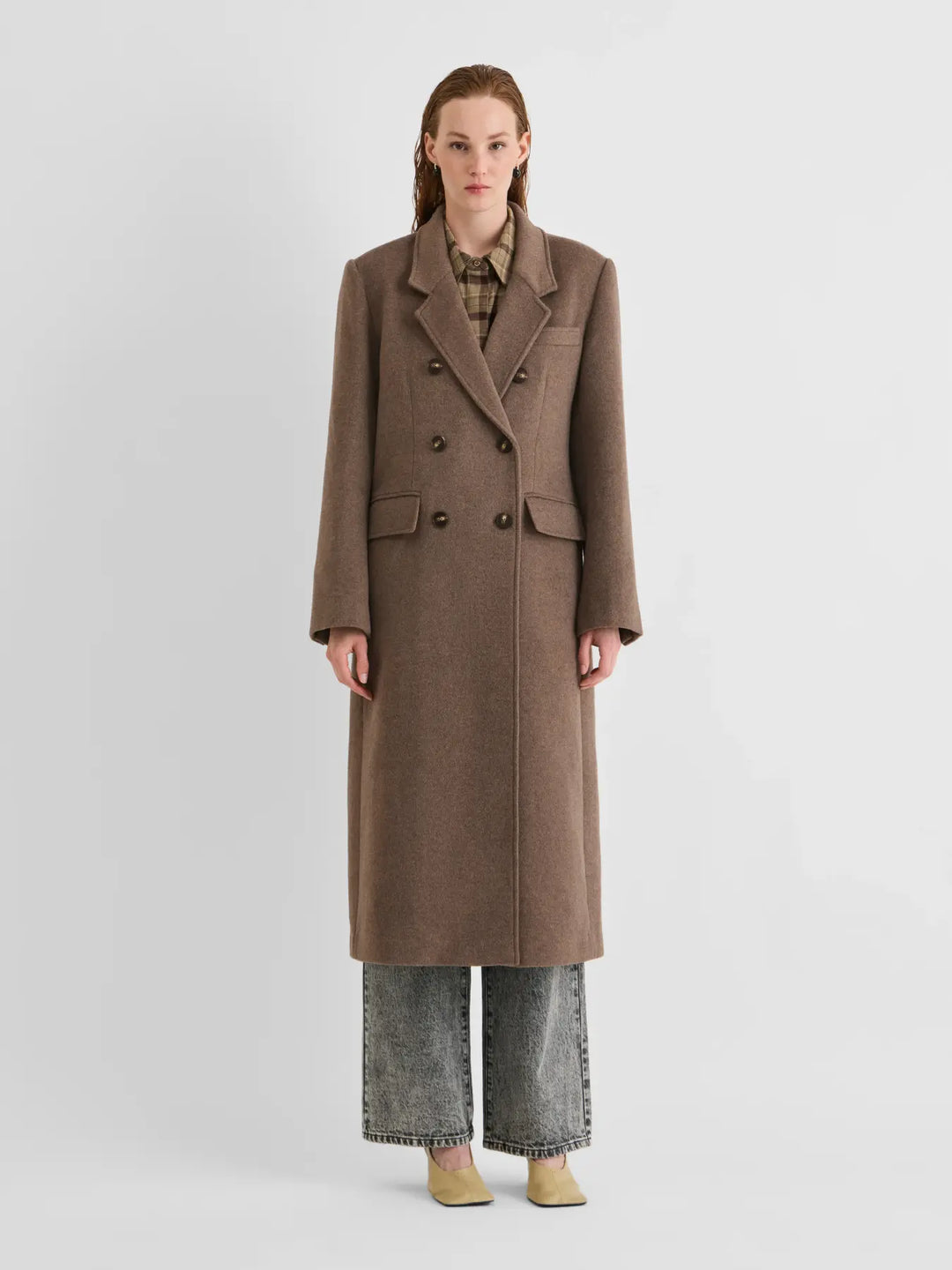 Rouriley L/S Coat/Pf - Canteen Mélange