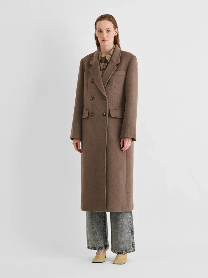 Rouriley L/S Coat/Pf - Canteen Mélange