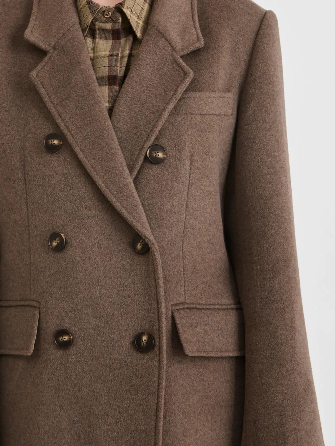 Rouriley L/S Coat/Pf - Canteen Mélange