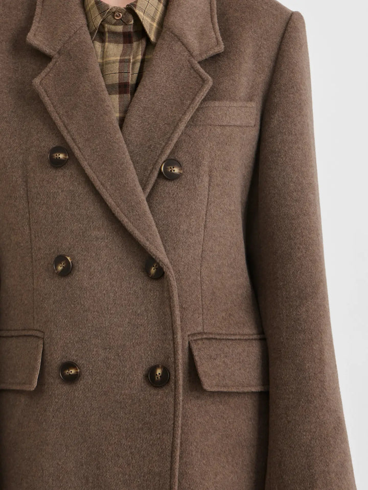 Rouriley L/S Coat/Pf - Canteen Mélange