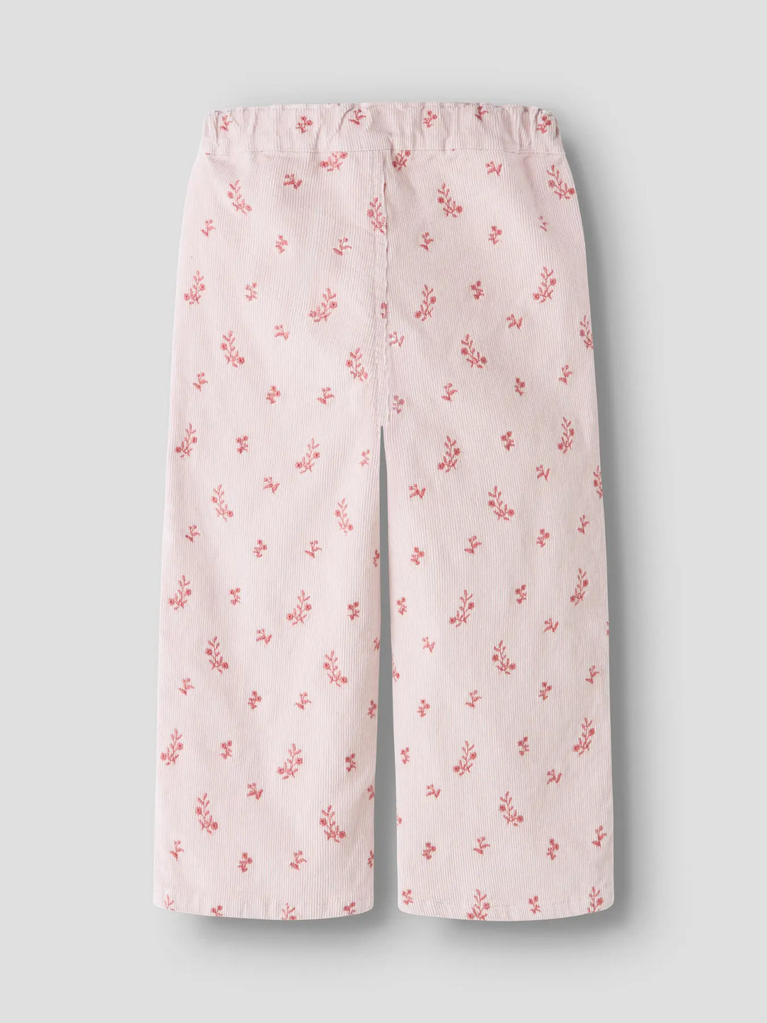 Nmfnelly Cord Wide Pant 1145-Hc Lil - Hushed Violet Flower Emb