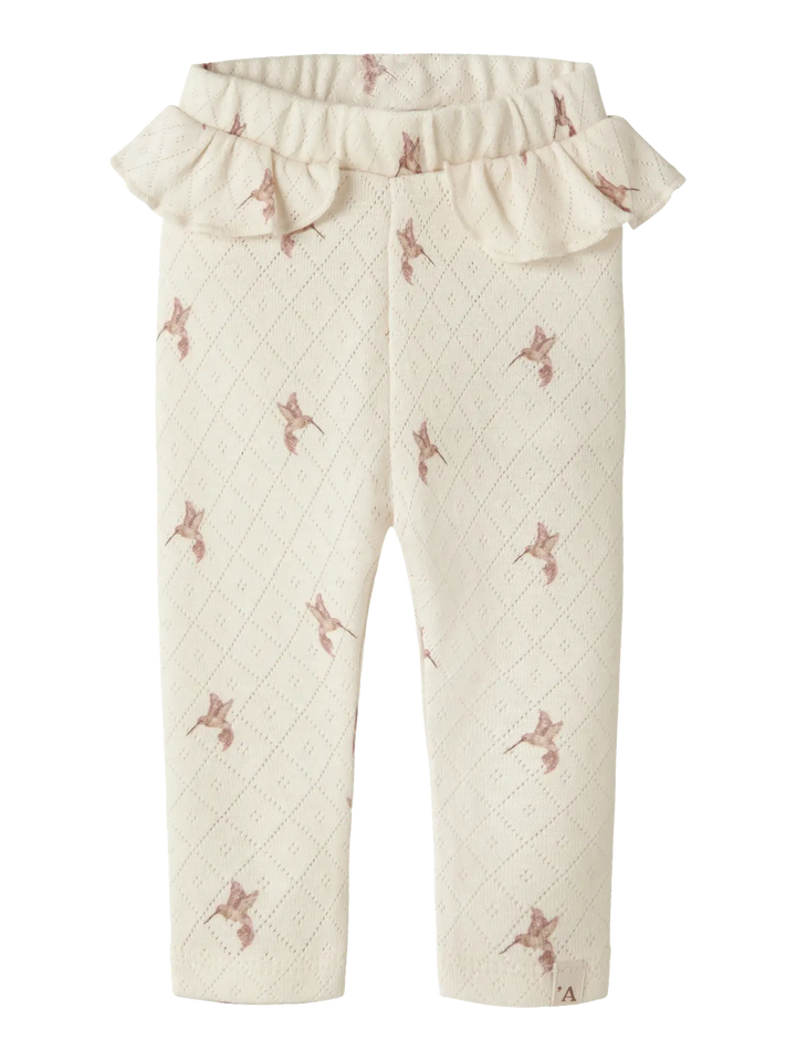Nbfrachello Sig Slim Leggings Hea Lil - Turtledove Bird