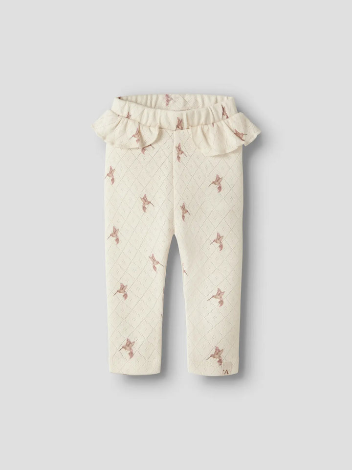 Nbfrachello Sig Slim Leggings Hea Lil - Turtledove Bird