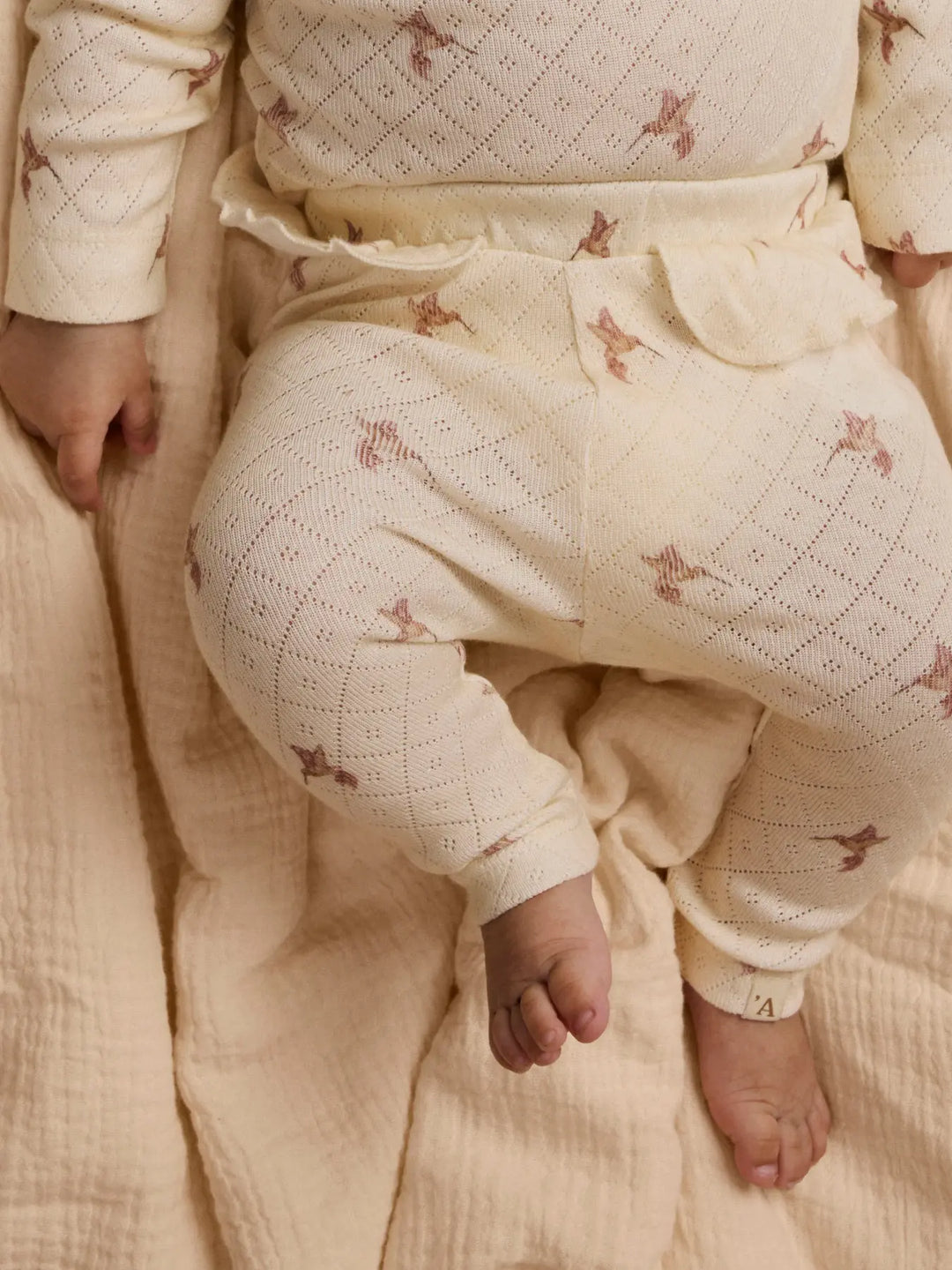 Nbfrachello Sig Slim Leggings Hea Lil - Turtledove Bird