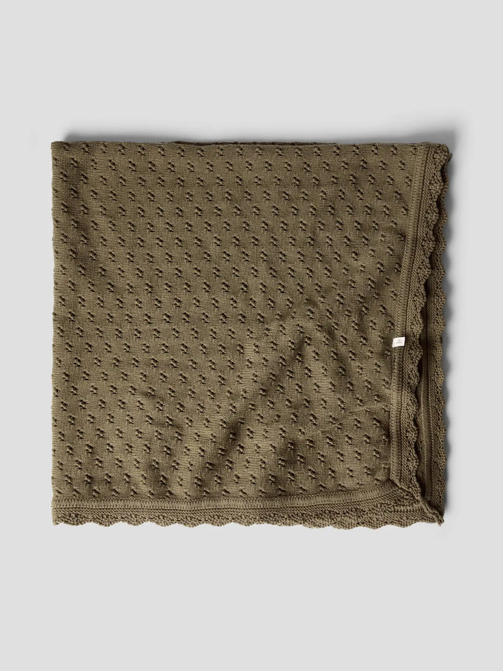Nbnnilio Knit Blanket Lil - Teak