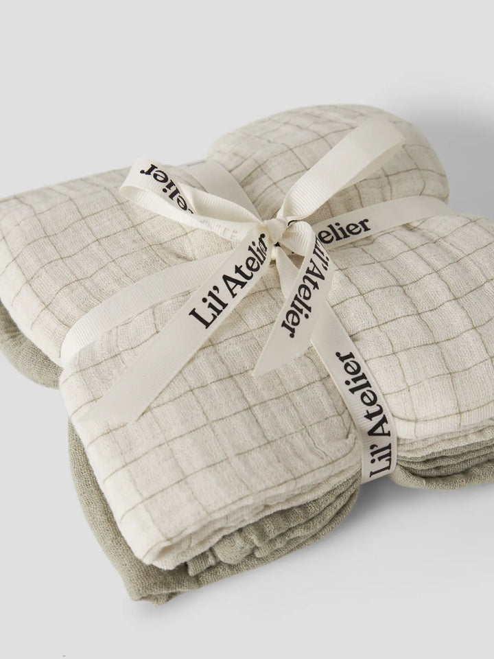 Nbnisley 3Pack Nappies Lil - Moss Gray Turtledove/Moss Gray