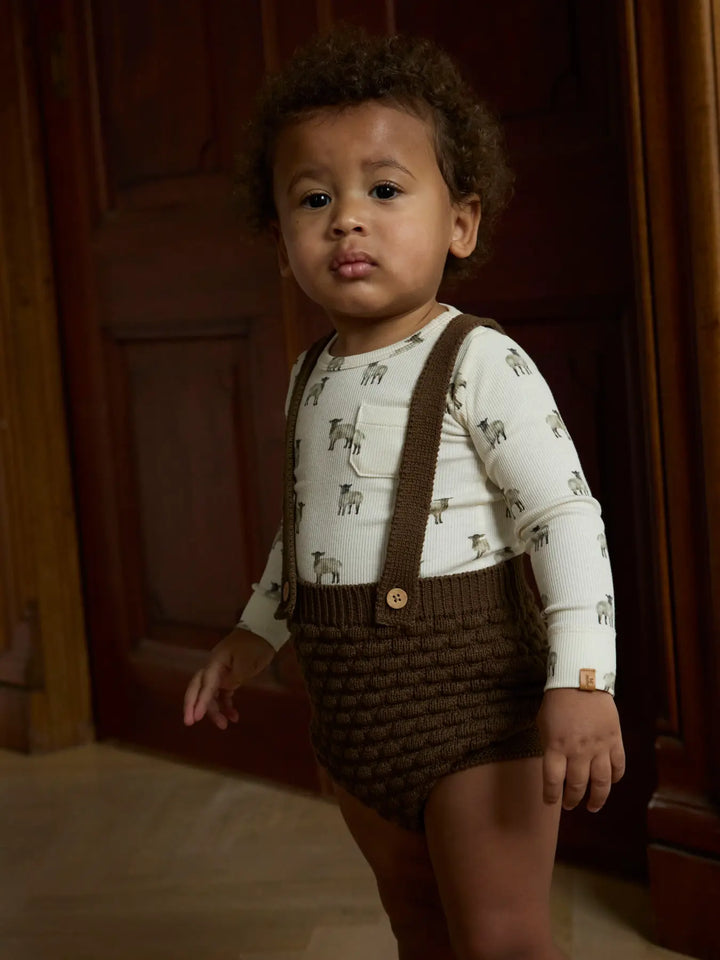 Nbnnobir Loose Knit Bloomers Lil - Teak