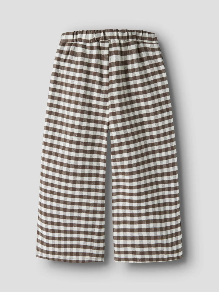 Nmnnoki Wide Pant Lil - Teak