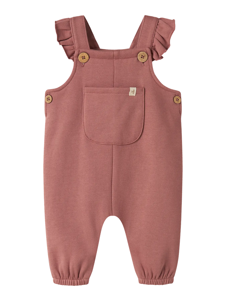 Nbfkilano Loose Sweat Overall Bru Lil - Withered Rose