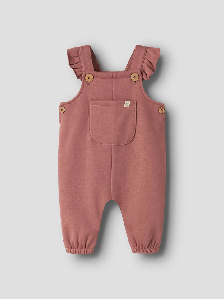 Nbfkilano Loose Sweat Overall Bru Lil - Withered Rose