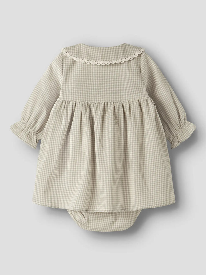 Nbfoleno Ls Loose Body Dress Lil - Moss Gray