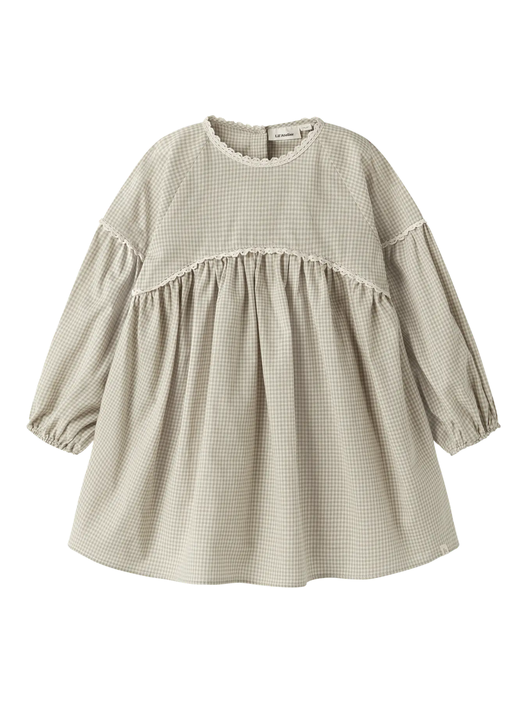 Nmfoleno Ls Loose Dress Lil - Moss Gray