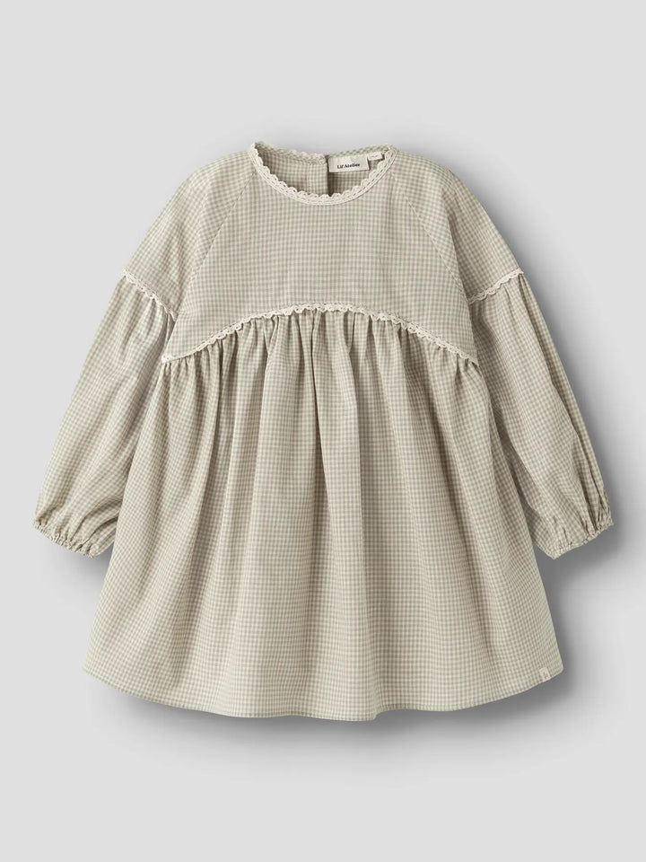 Nmfoleno Ls Loose Dress Lil - Moss Gray