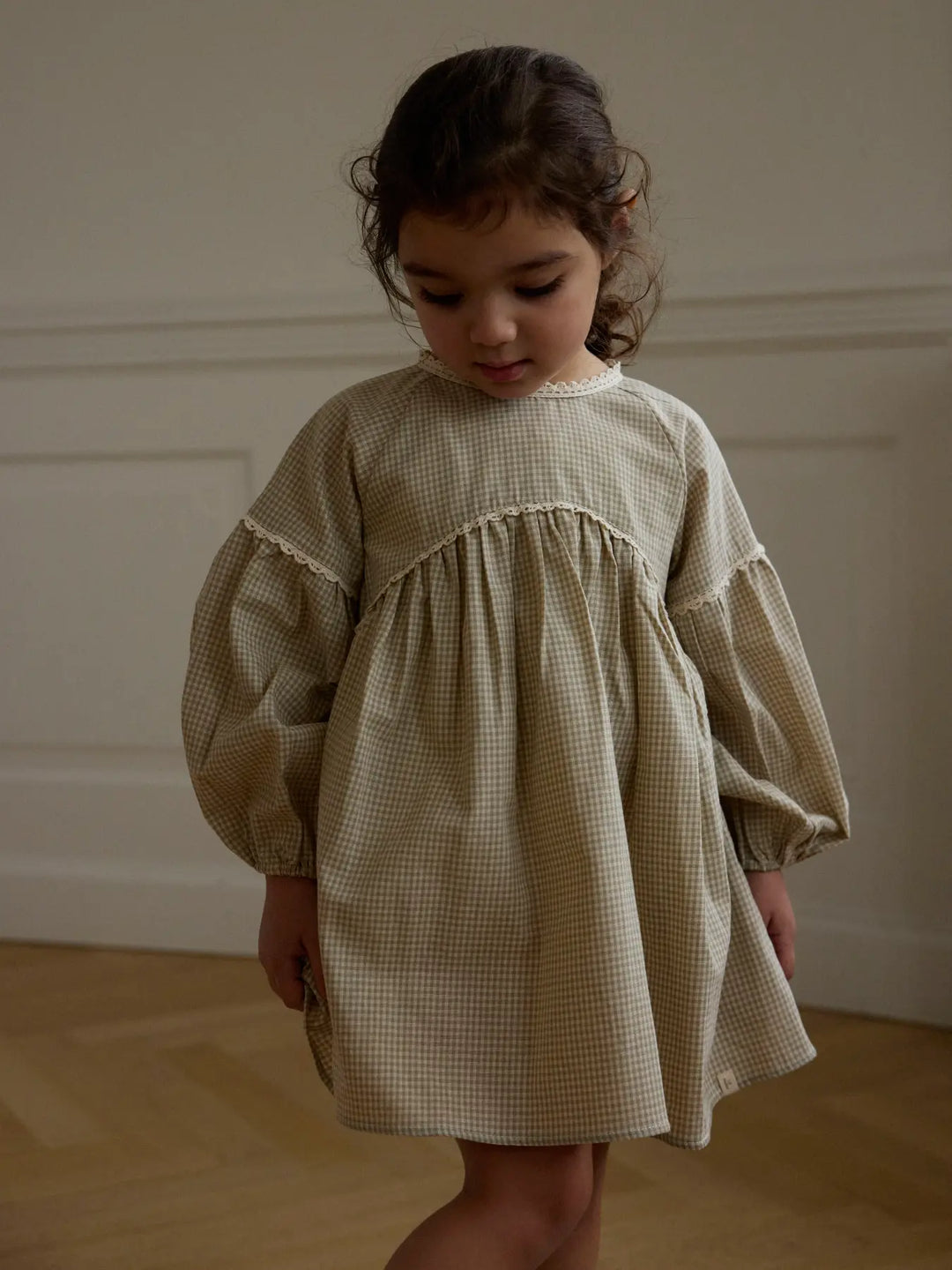 Nmfoleno Ls Loose Dress Lil - Moss Gray