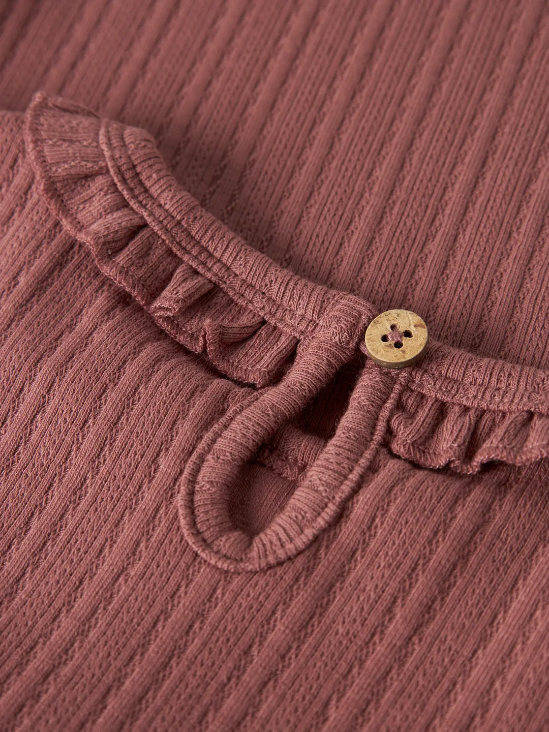 Nmfonela Ls Slim Top Lil - Withered Rose