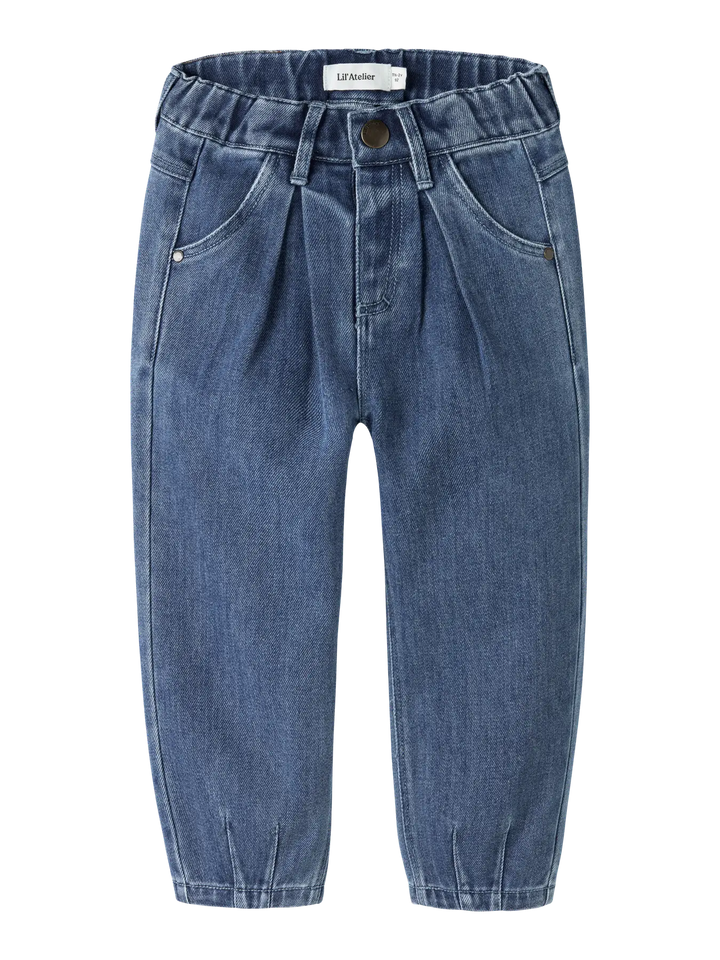 Nmnobello Baggy Jeans 1144-Se Lil - Dark Blue Denim