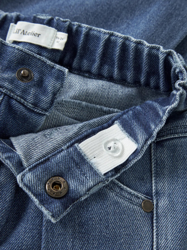 Nmnobello Baggy Jeans 1144-Se Lil - Dark Blue Denim