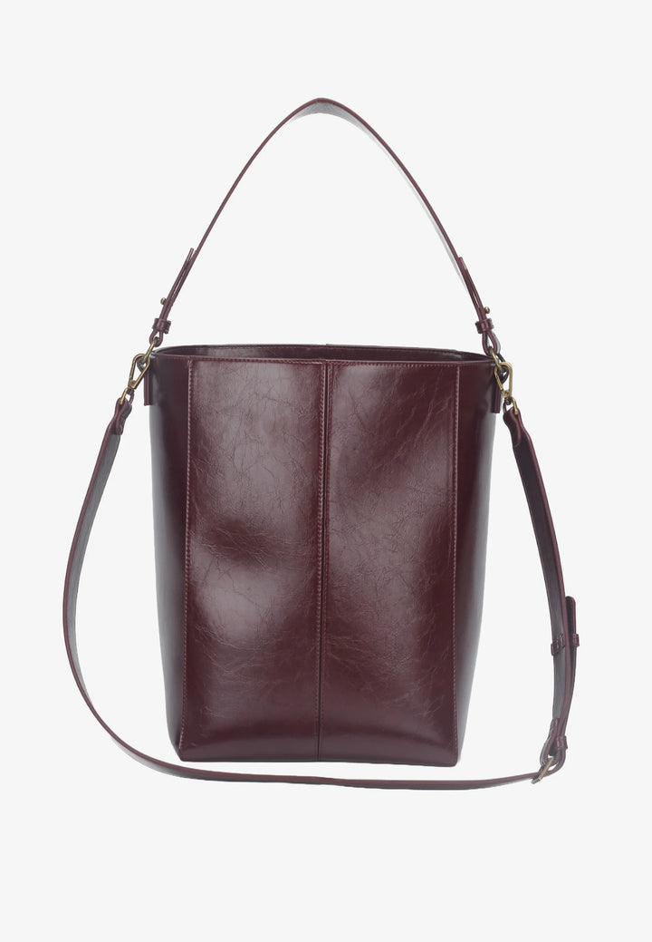 Casset Raw Structure -  Deep Burgundy