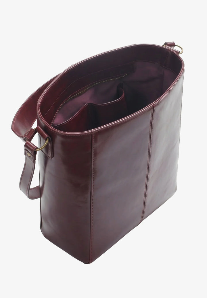 Casset Raw Structure -  Deep Burgundy