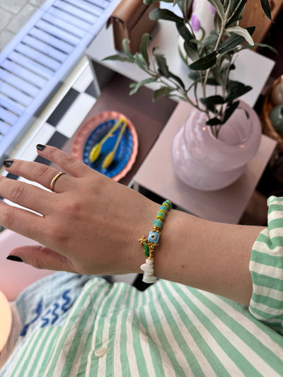 Bracelet with protection eye