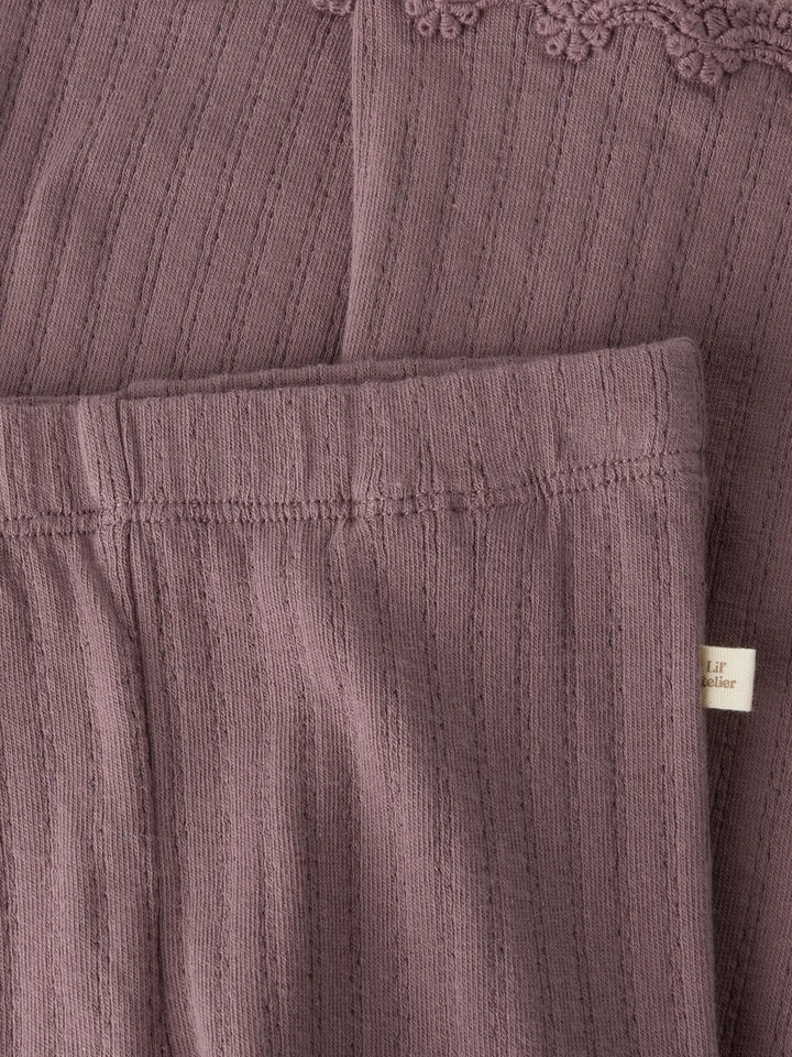 Nmfsola Bootcut Legging Lil - Rose Taupe
