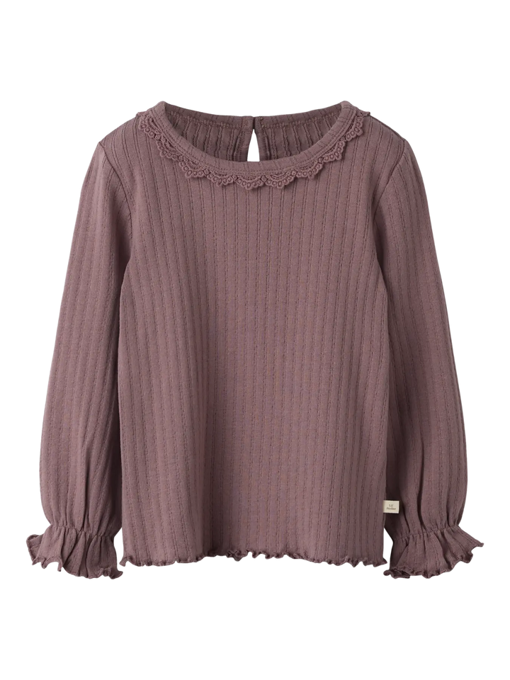 Nmfsola Ls Top Lil - Rose Taupe