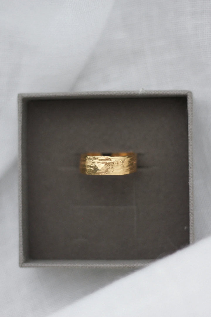 Bark ring - Forgylt