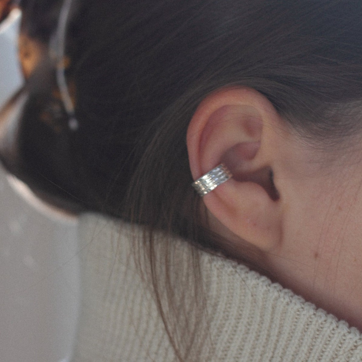 Kvist Earcuff Tykk - Sølv
