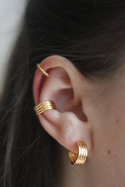 Kvist Earcuff Tykk - Forgylt