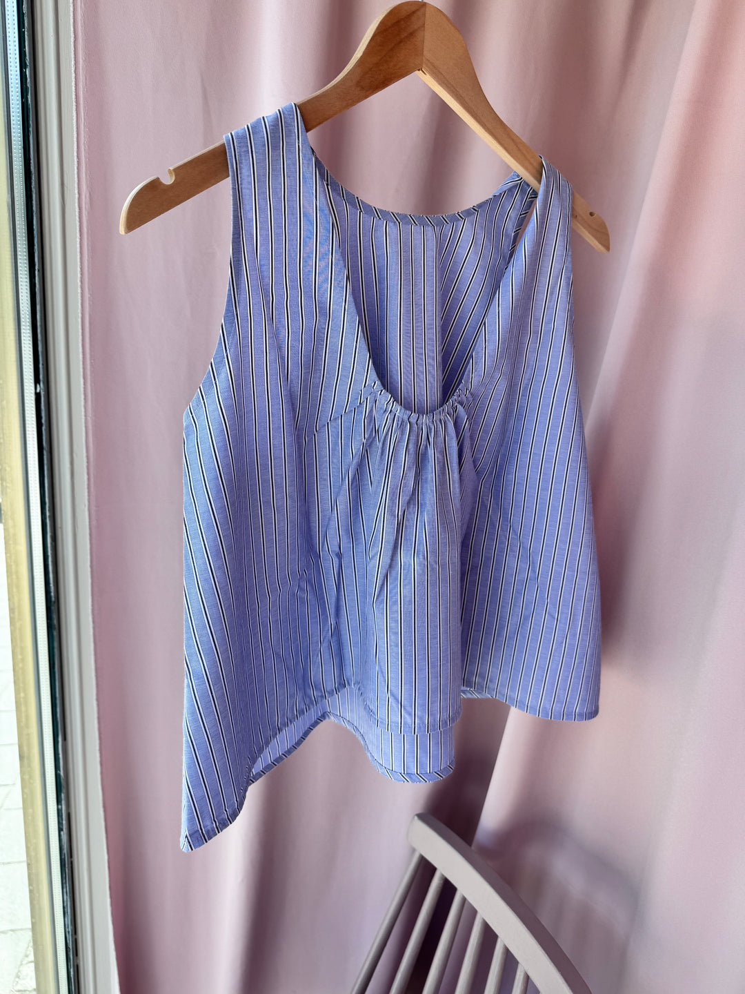 Tabita stripe top - Lake Stripe