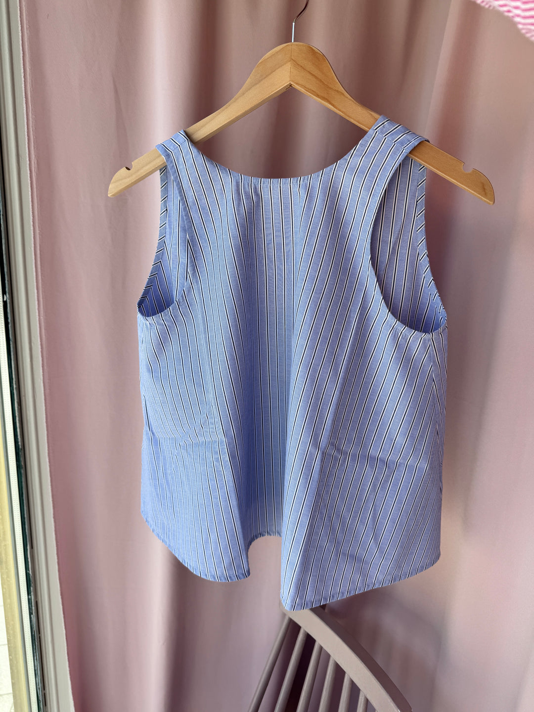 Tabita stripe top - Lake Stripe