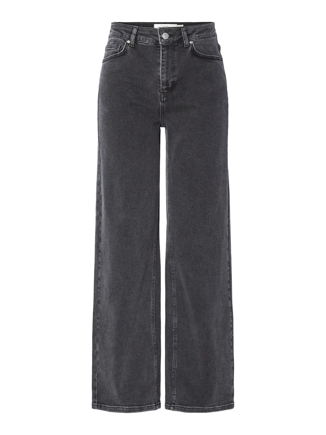 Yasrosie hw straight jeans s. - Dark Grey Denim