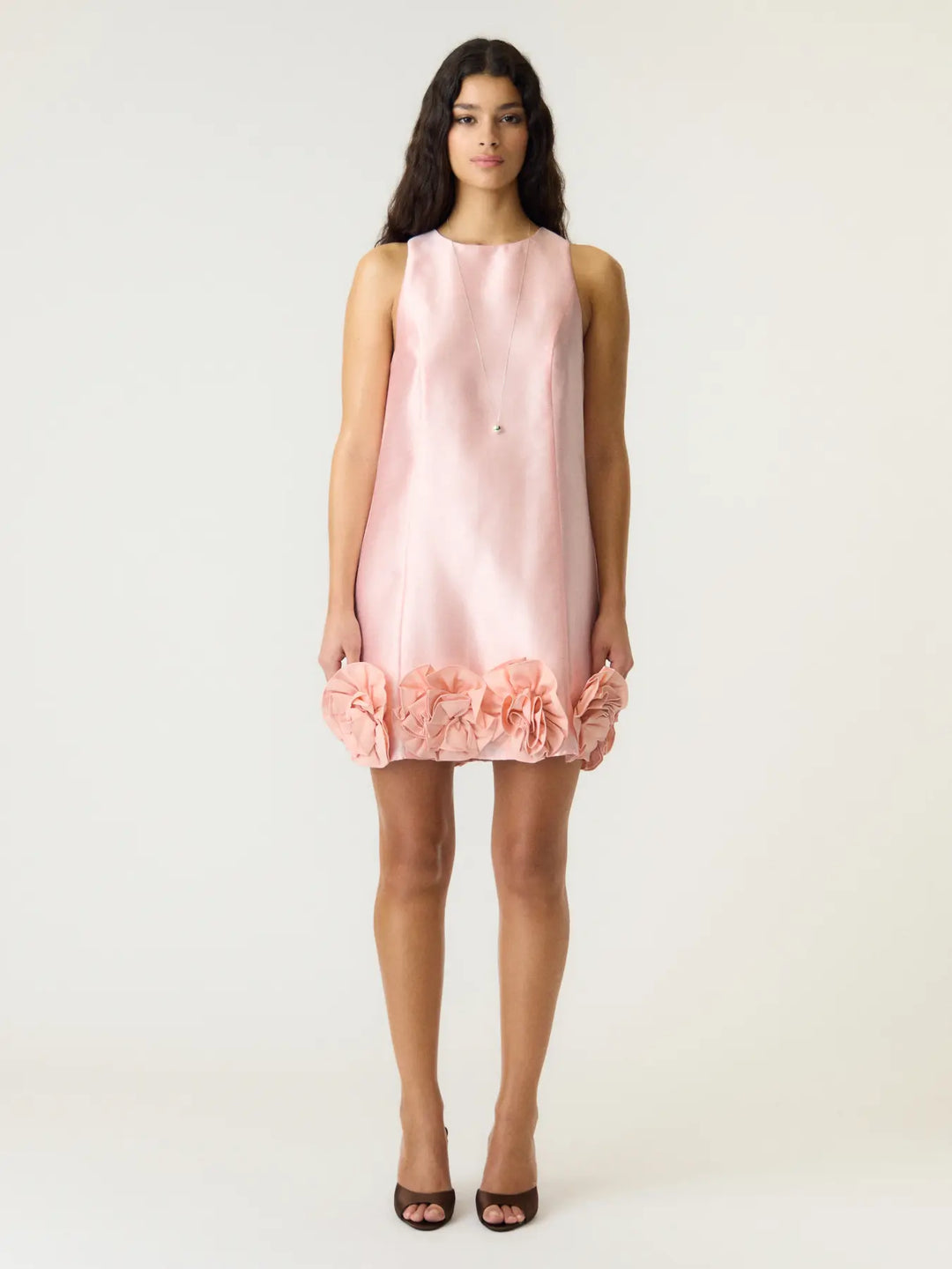 Yasellina Sl Mini Dress - Celeb - Blushing Rose